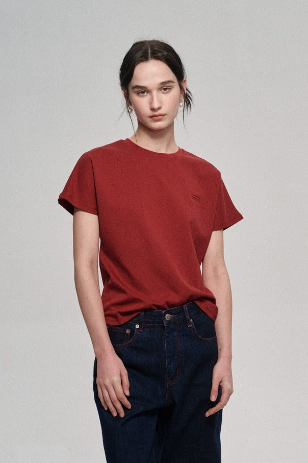 T-shirt confortable et extensible en mélange de lyocell | 2 couleurs