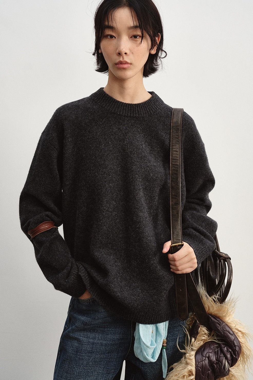 100% wool soft touch warm sweater | 4 color