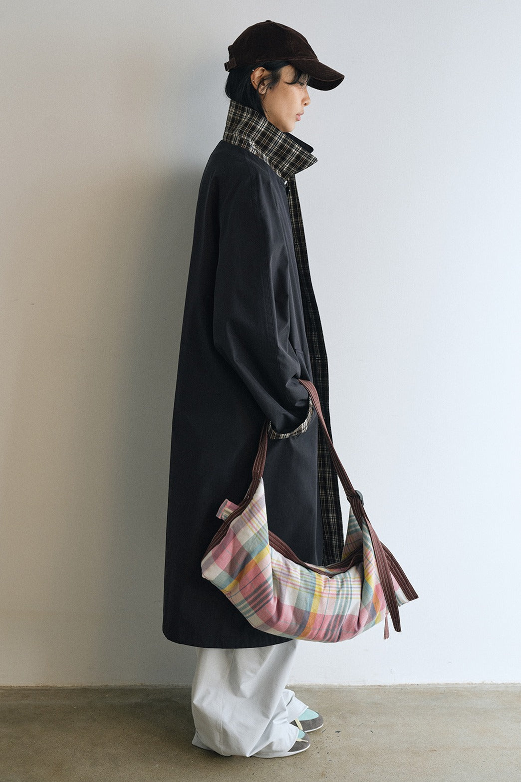 Cotton blend double-sided trench coat | 2 color