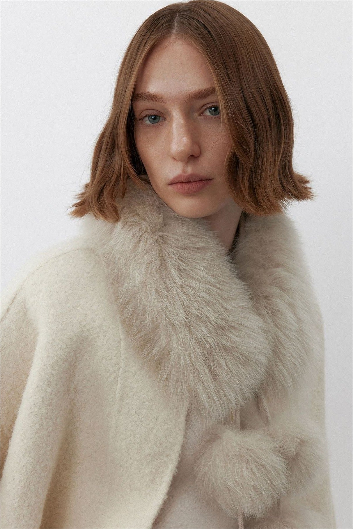 Fox fur fluffy soft touch scarf | 3 color