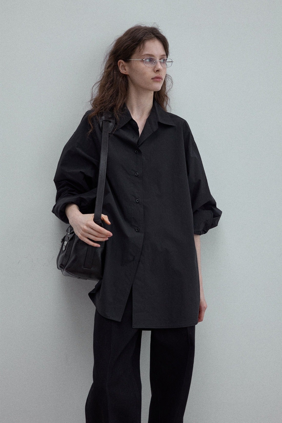 100% washed cotton loose-fit shirt | 5 color