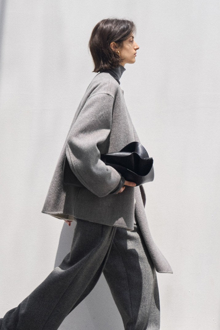 Veste multi-positions style cape 100% laine | 4 couleurs