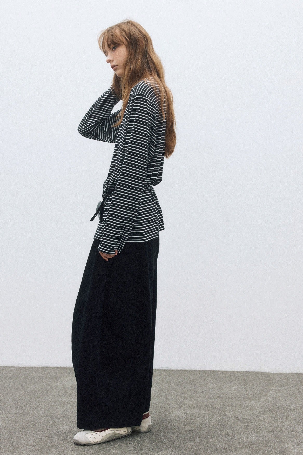 100% cotton lantern shape relaxed-fit pants | 4 color
