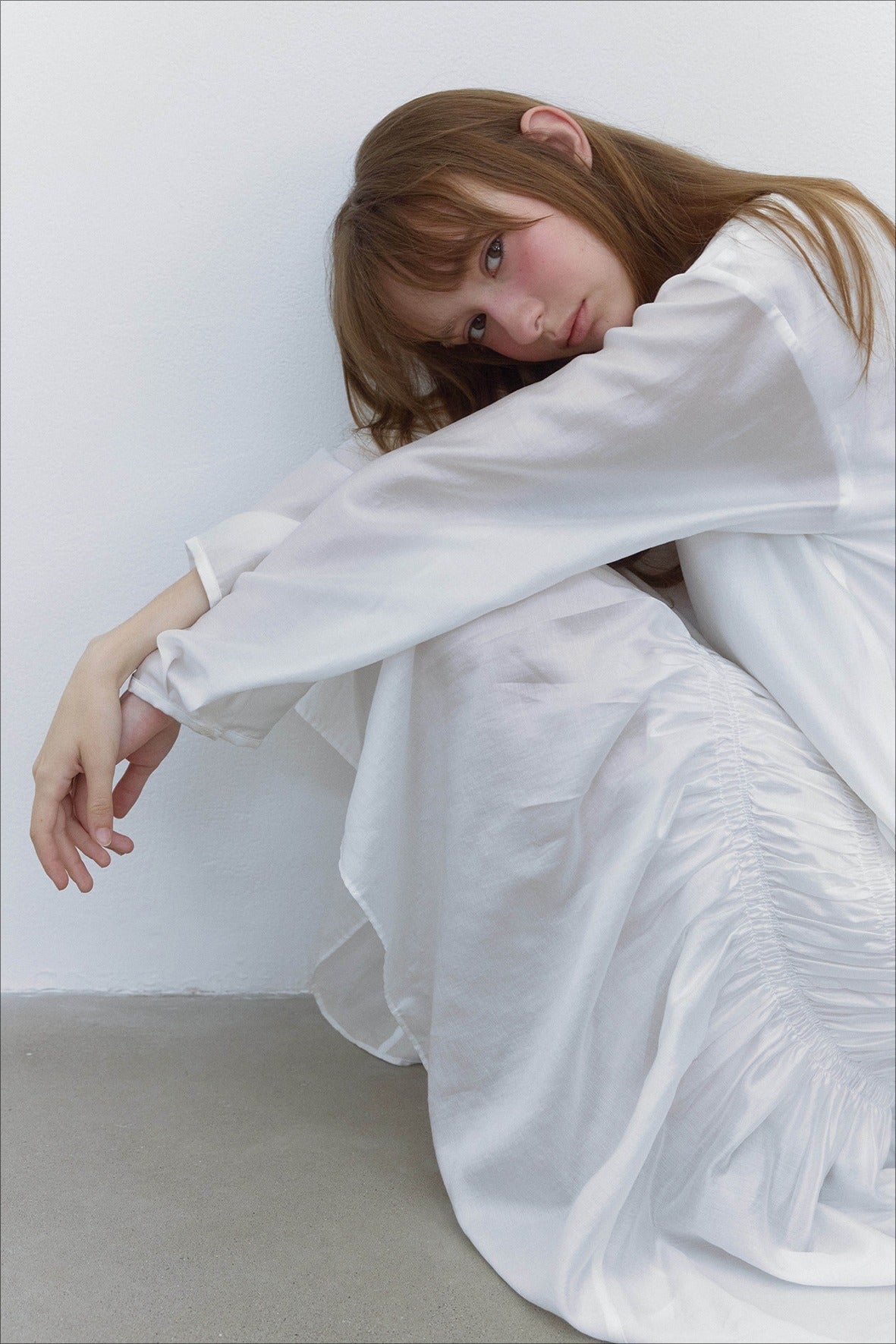 Lyocell blend feather-light softness flowing dress | 2 color
