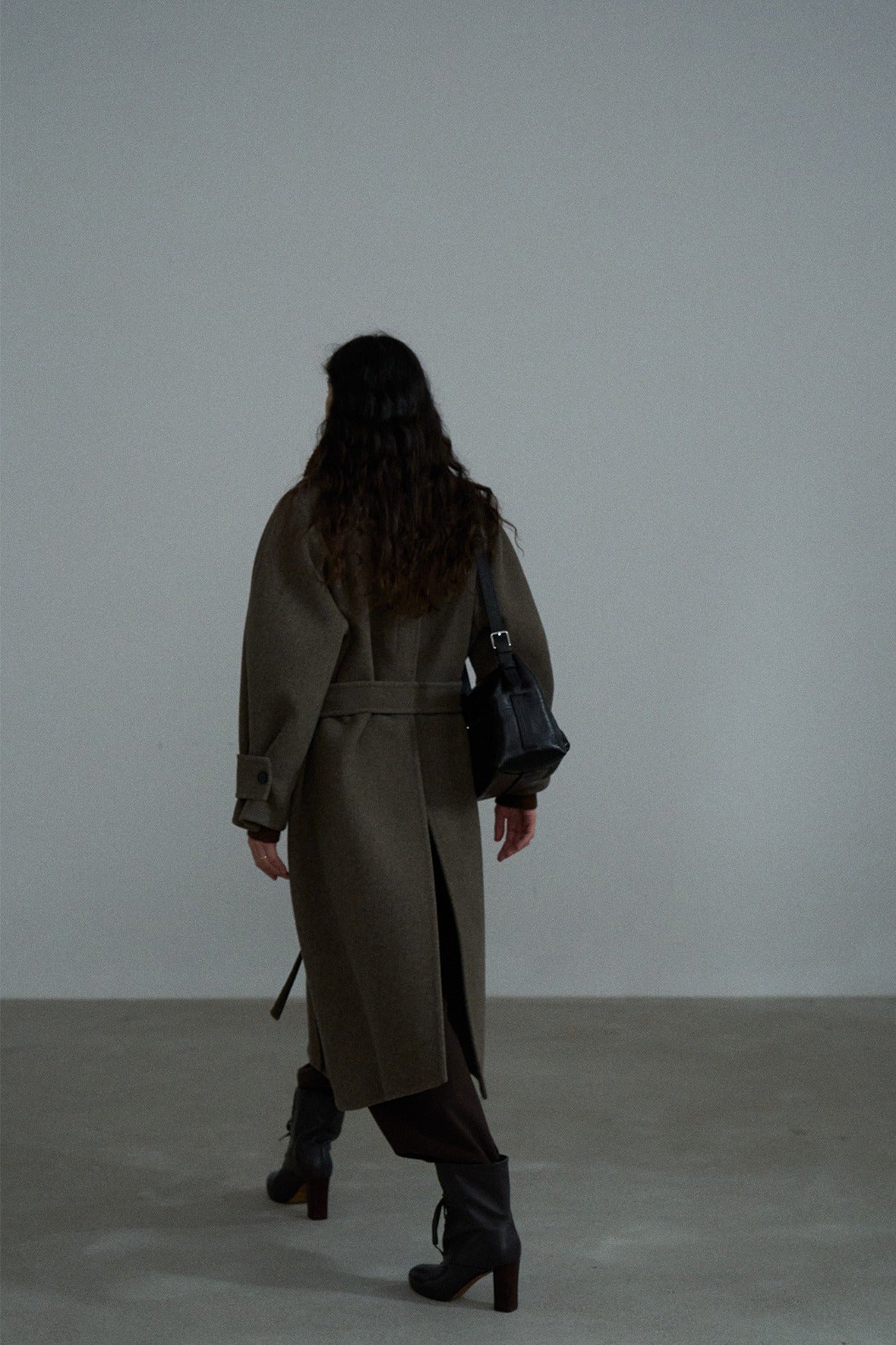 100% wool double-sided fabric classic coat | 2 color