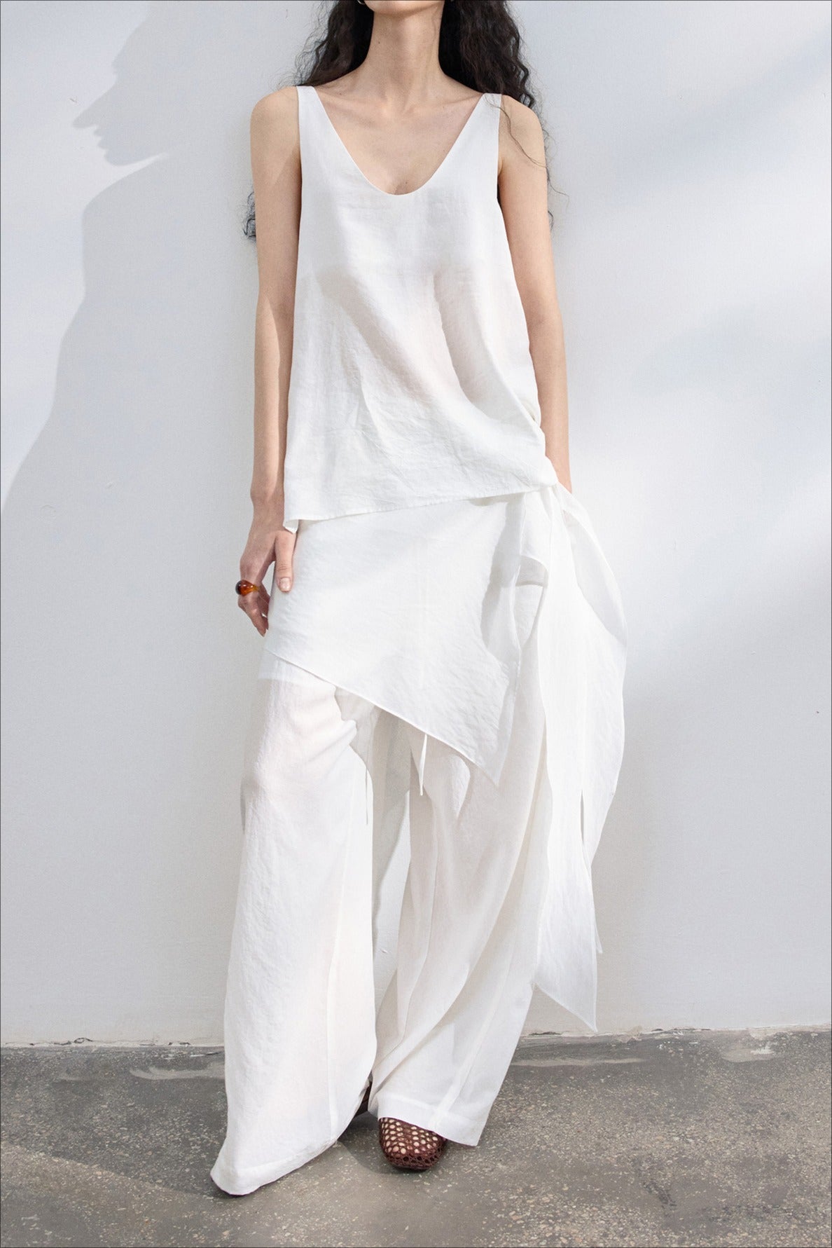 Cotton blend soft and flowing skirt accessories | 3 color
