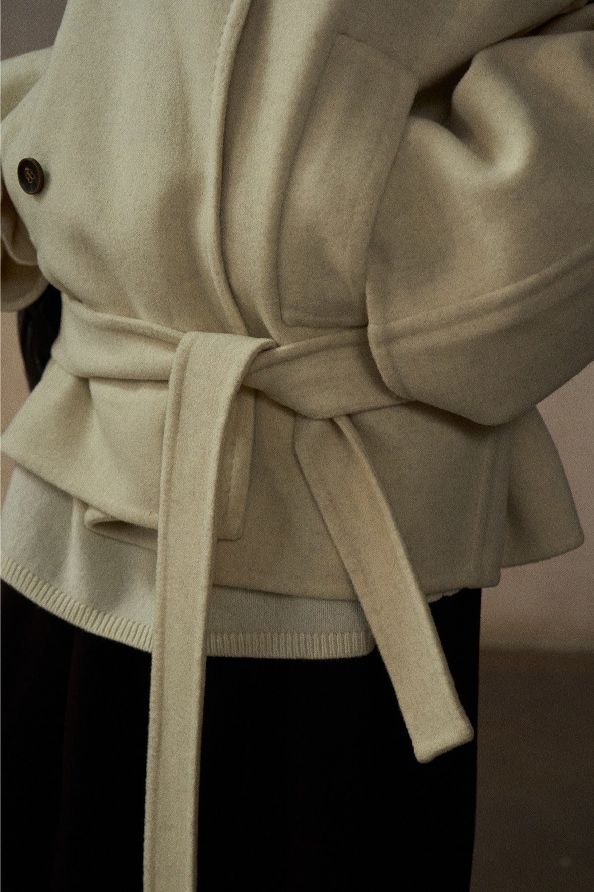 100% wool double-faced fabric jacket | 2 color