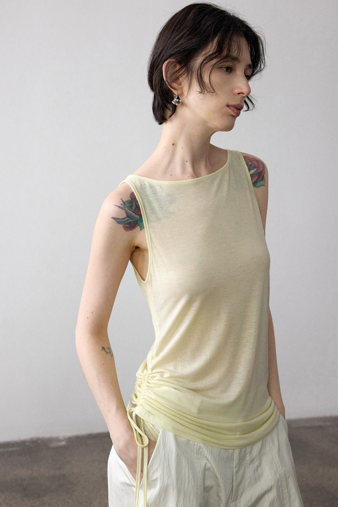 Lyocell blend soft and smooth vest top | 5 color