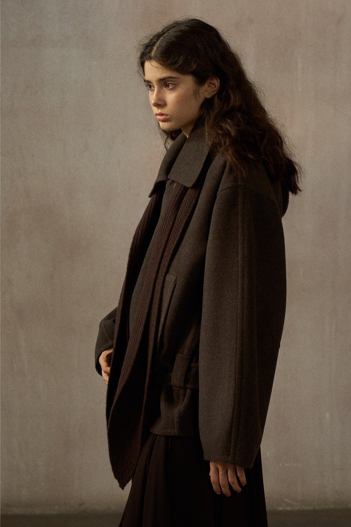 100% wool double-faced fabric jacket | 2 color