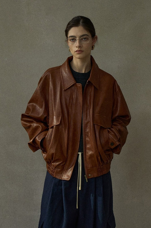 Modern touch stylish PU jacket | 3 color