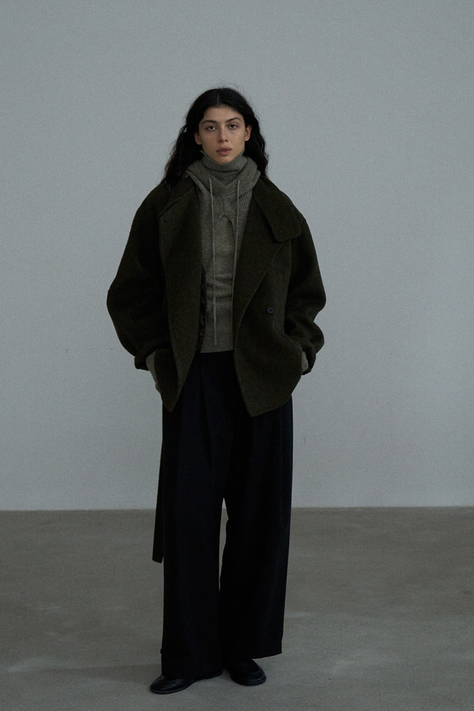 Gorro de punto estilo capa 100 % lana | 7 colores