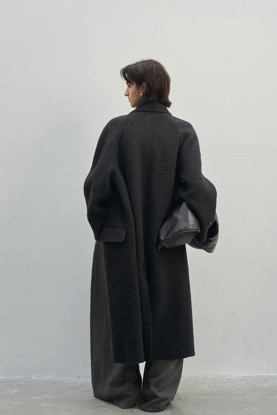 Wool riched cozy fit versatile coat | 3 color