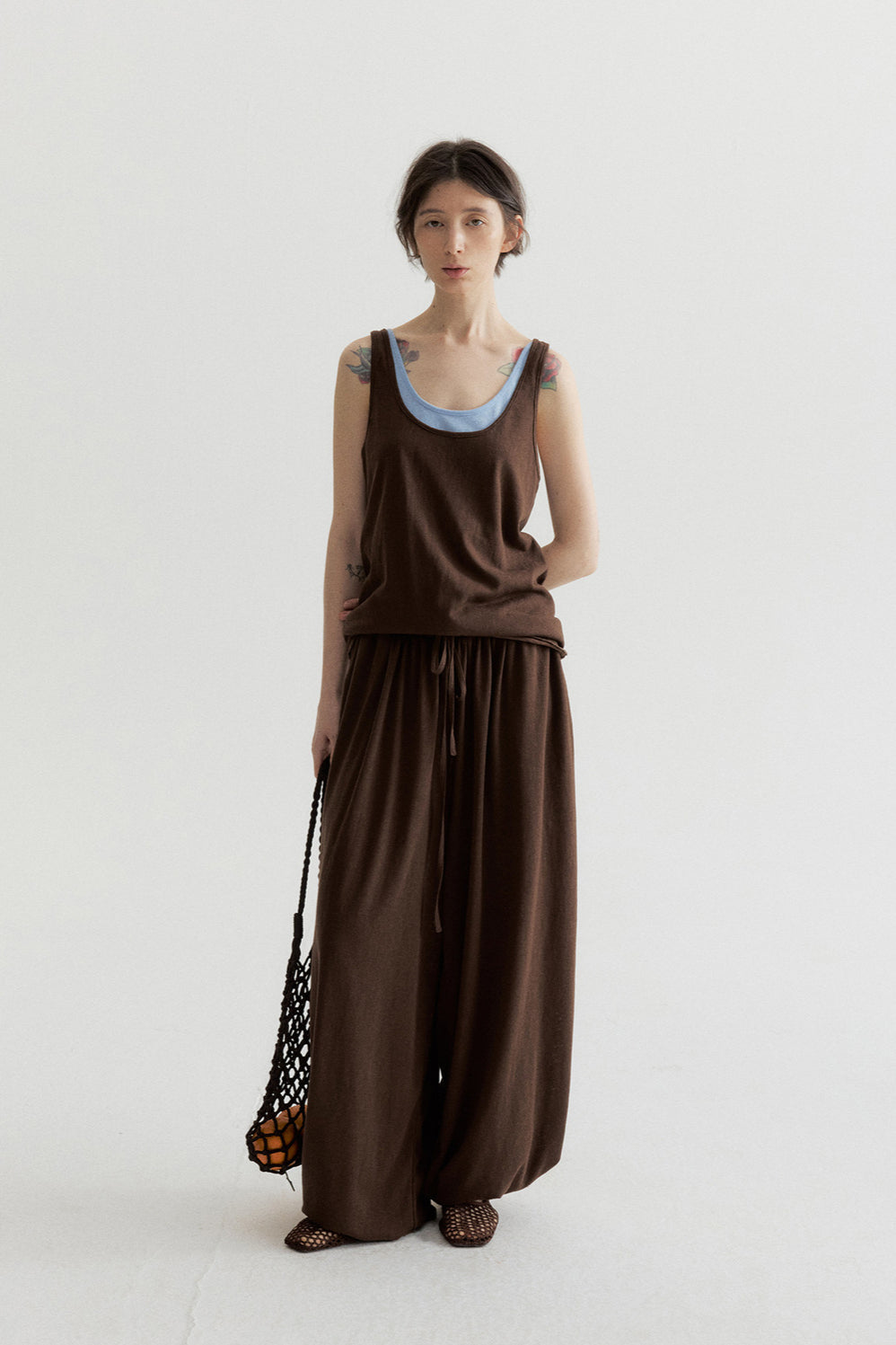 Cotton blend relaxed-fit comfortable pants | 5 color