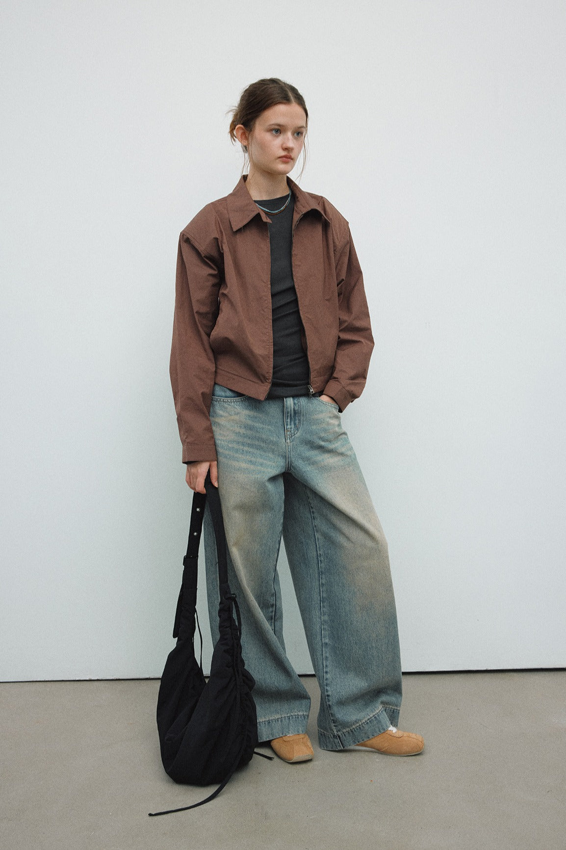Cotton blend minimalist versatile shirt jacket | 3 color