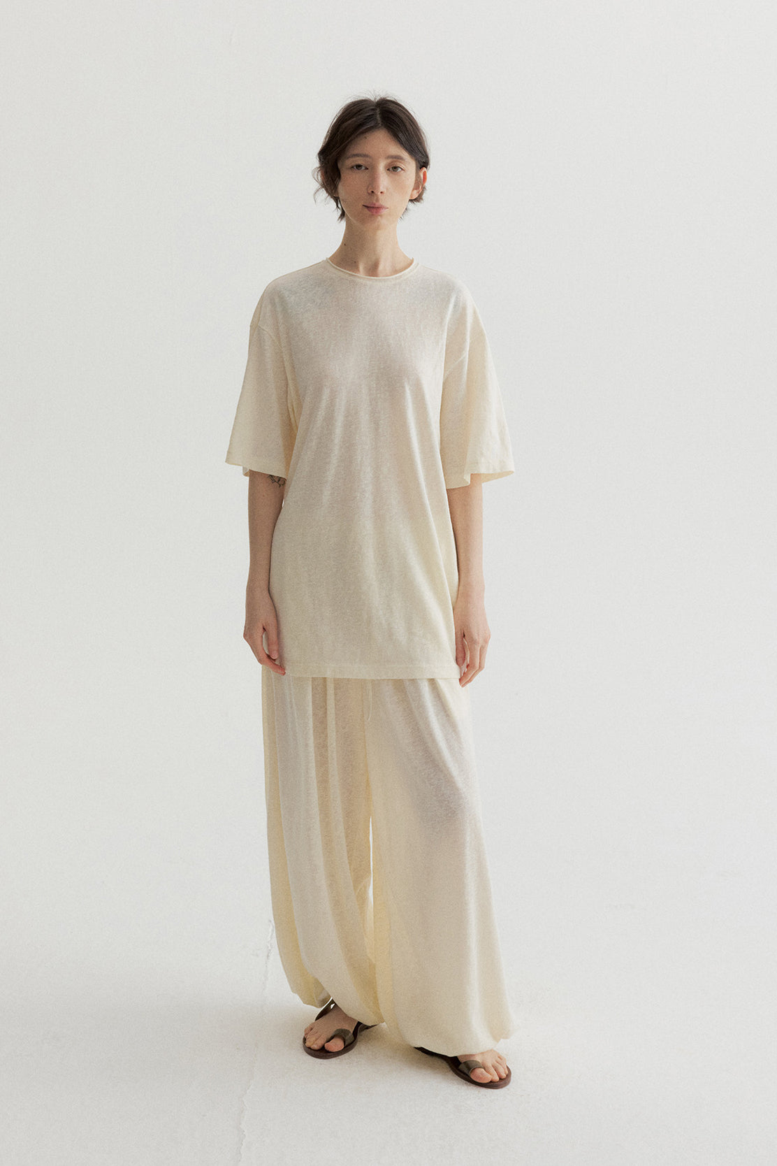 Cotton blend relaxed-fit soft T-shirt | 6 color