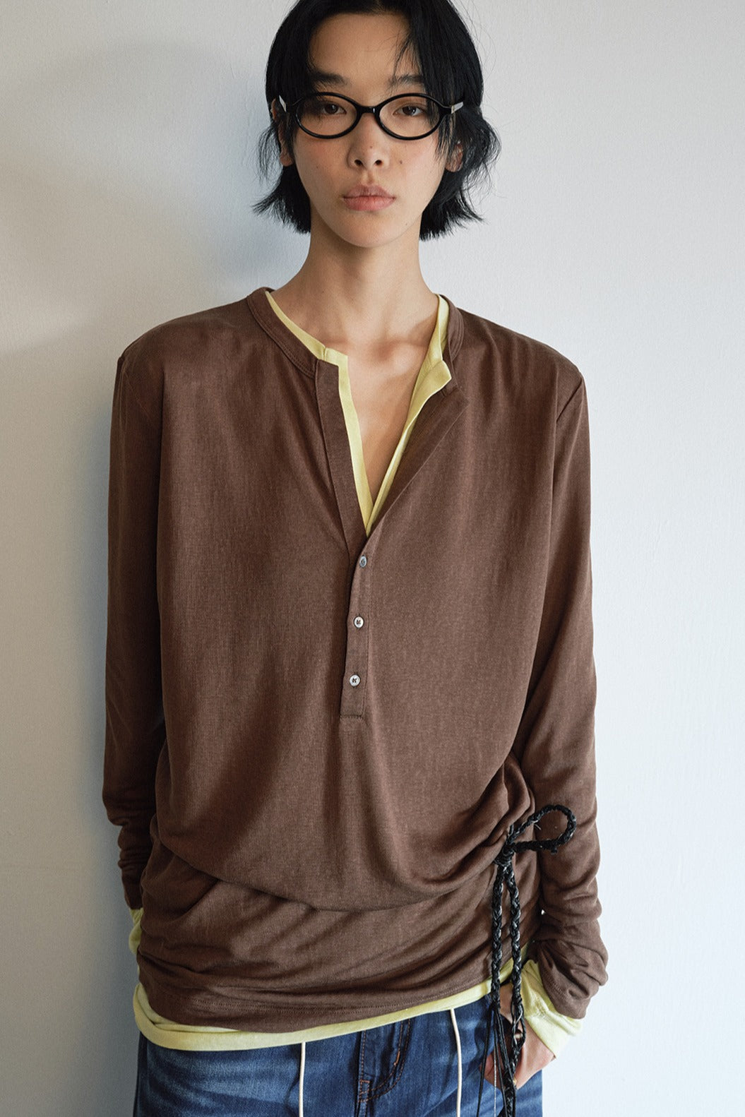 Lyocell blend lightweight loose T-shirt | 5 color