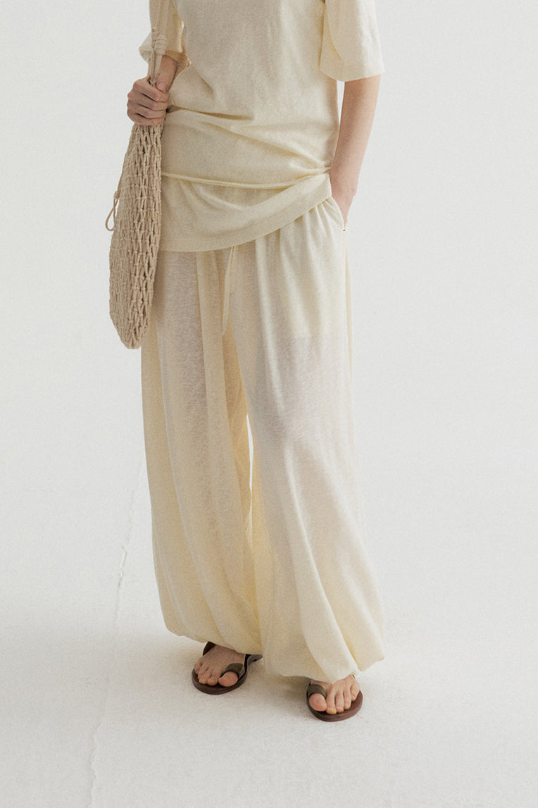 Cotton blend relaxed-fit comfortable pants | 5 color