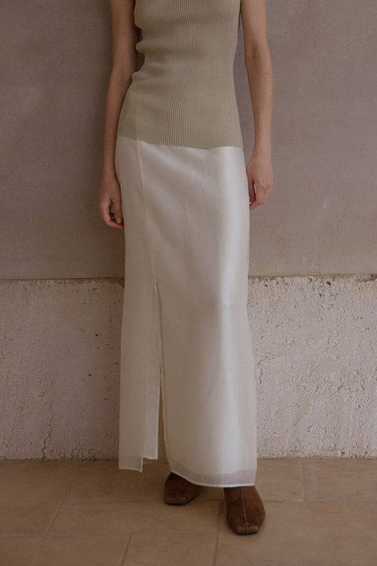 Viscose blend gentle skirt | 4 color