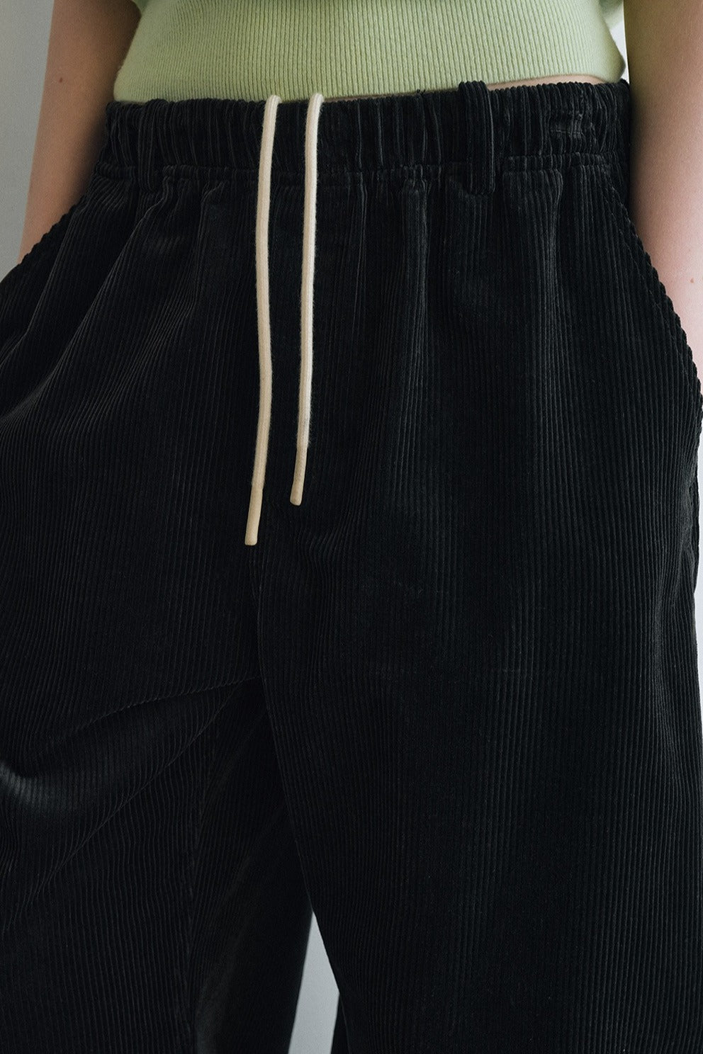 100% cotton ultra-loose fit banana shape corduroy pants | 5 color