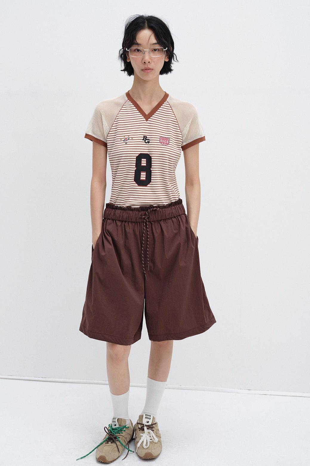 Versatile shorts with elastic waist | 3 color