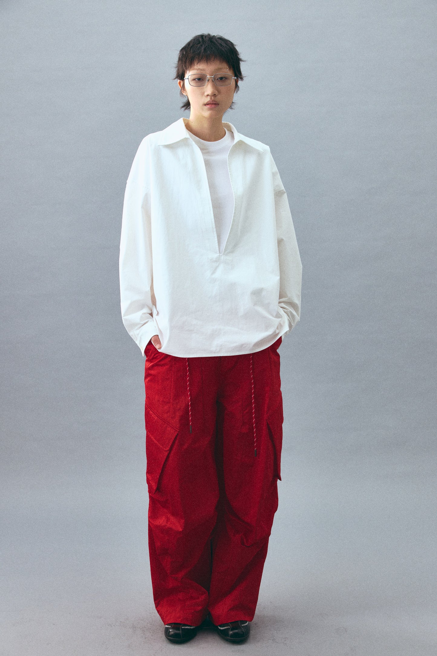 Pantalon décontracté élégant à grandes poches