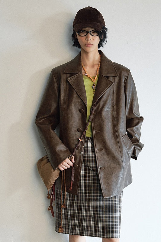 Structured loose fit chic blazer | 2 color