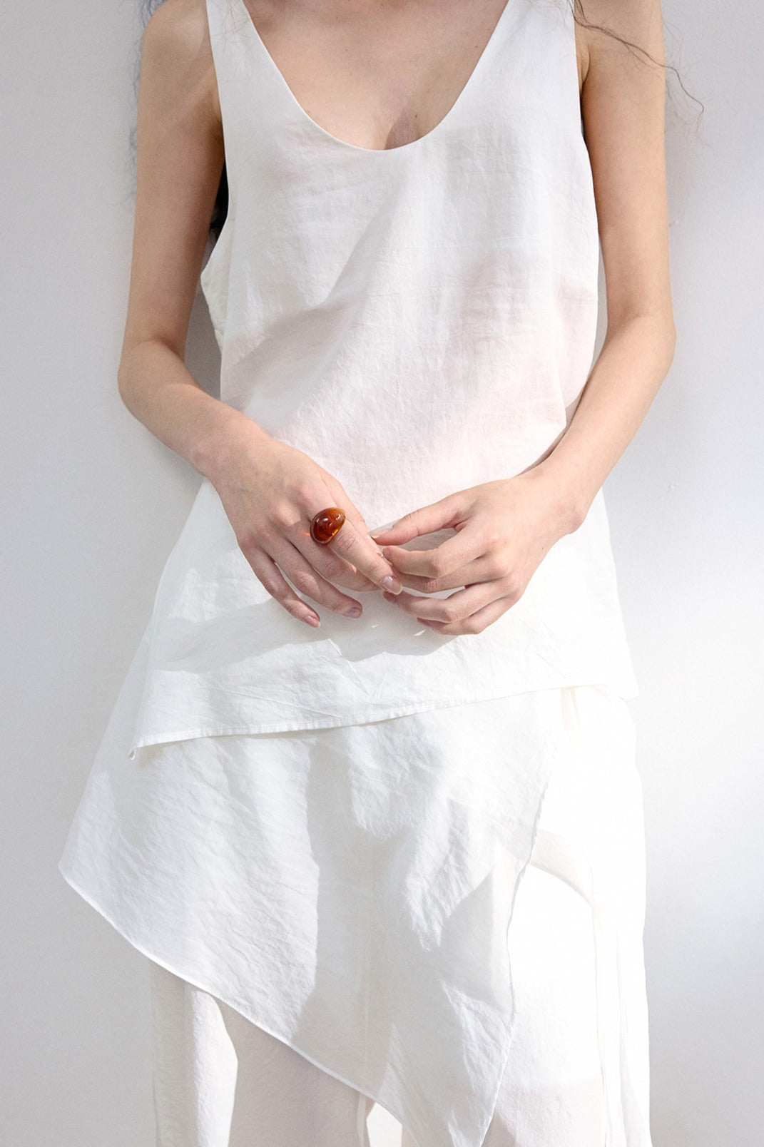 Lyocell soft simple tank top | 4 color
