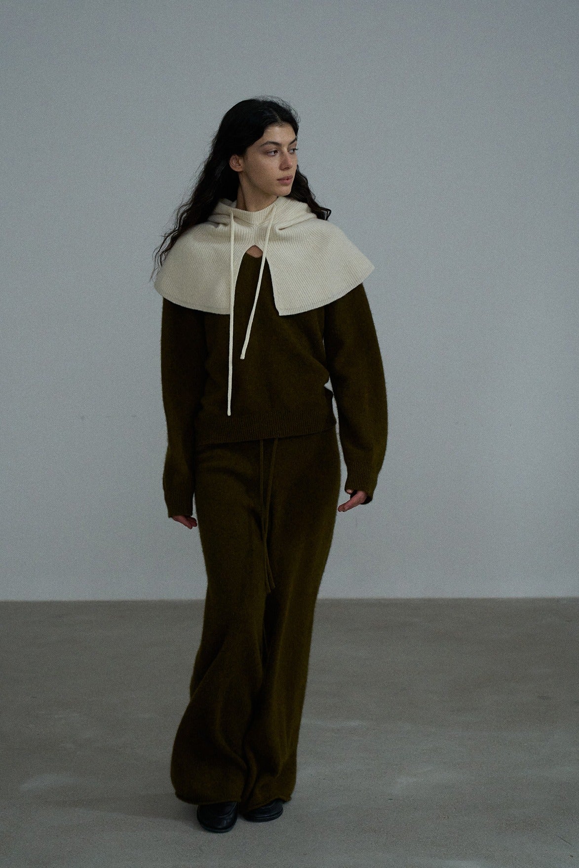 Gorro de punto estilo capa 100 % lana | 7 colores