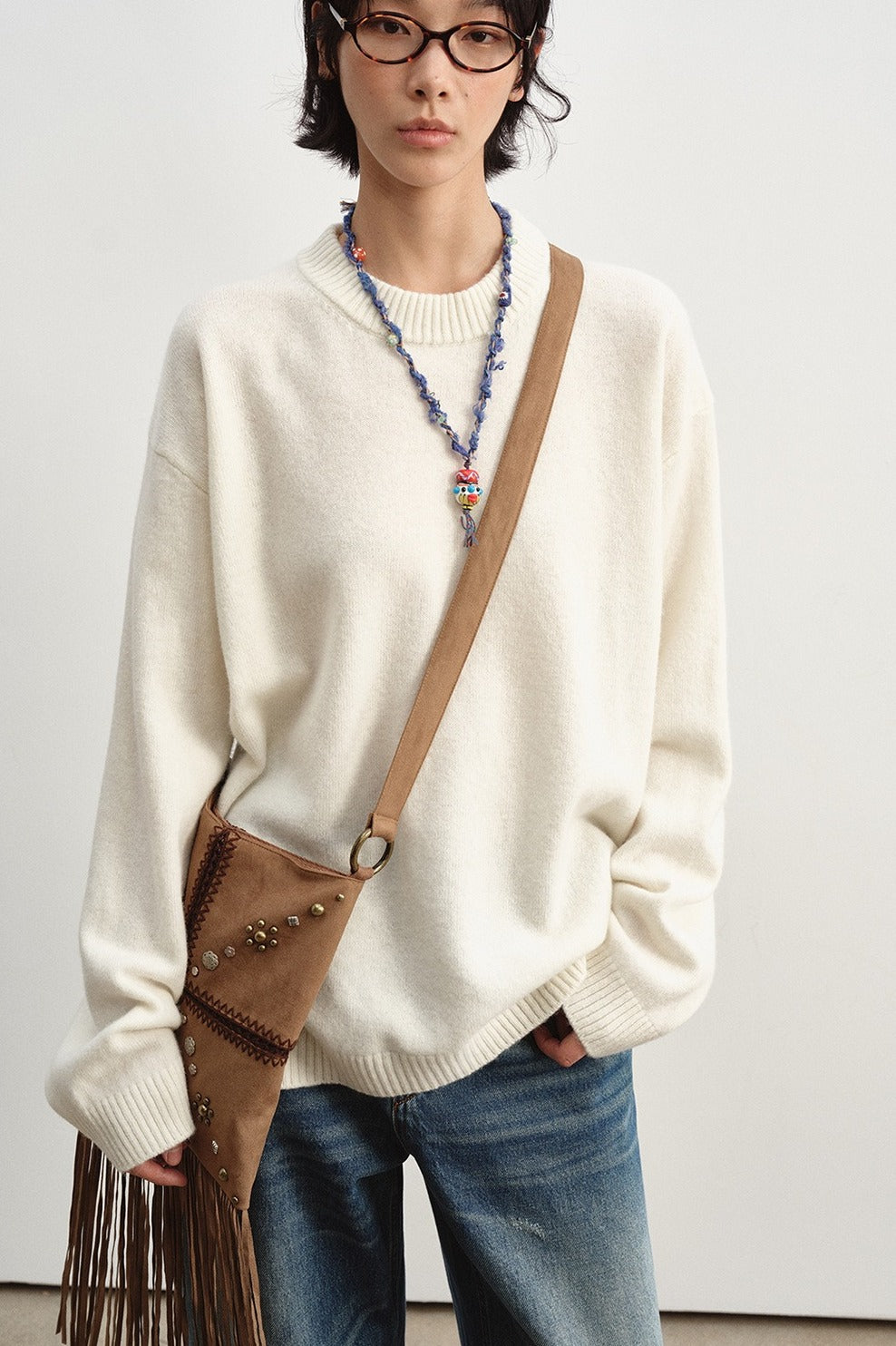 100% wool soft touch warm sweater | 4 color
