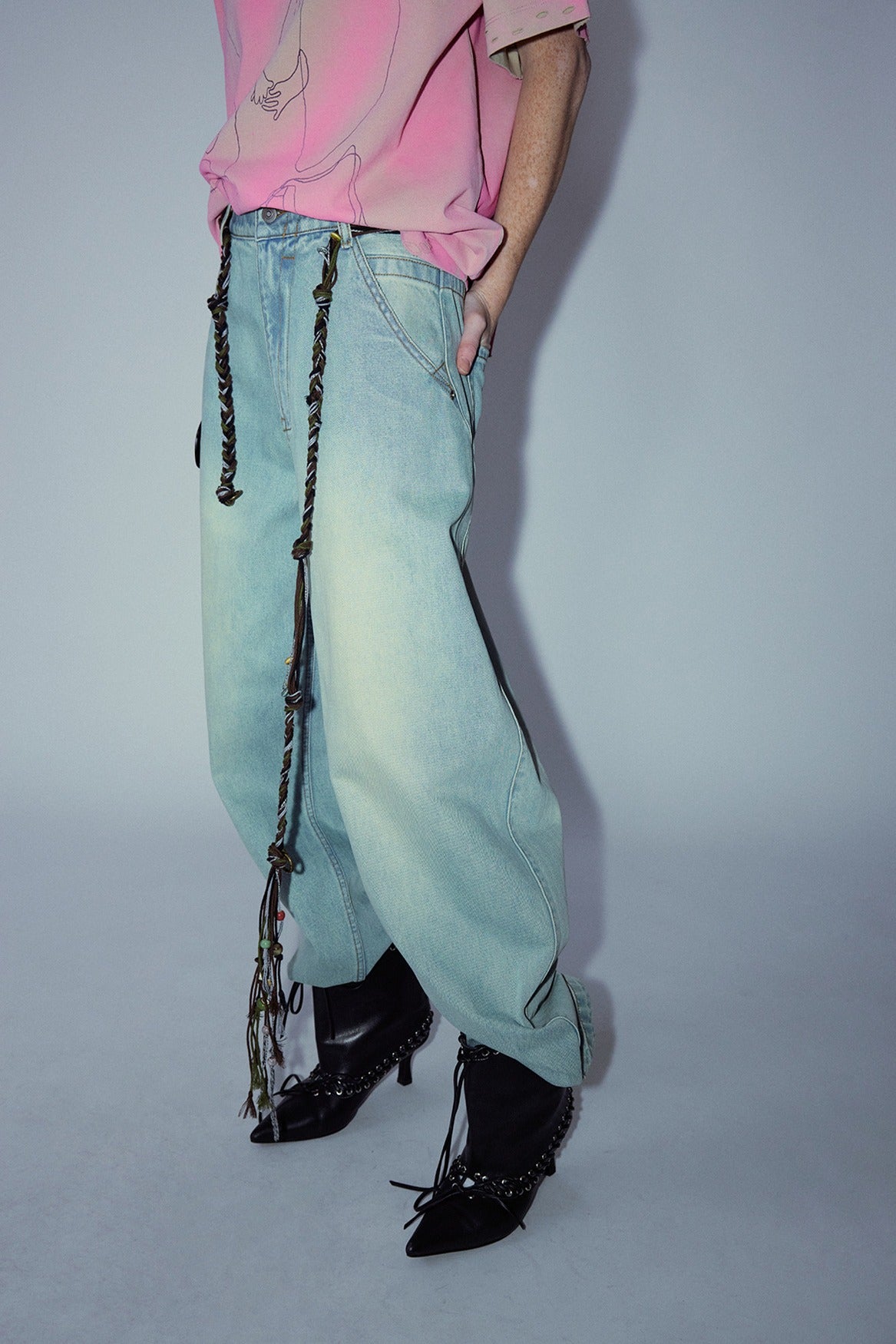 Jeans holgados estilo baggy 100% algodón | 2 colores