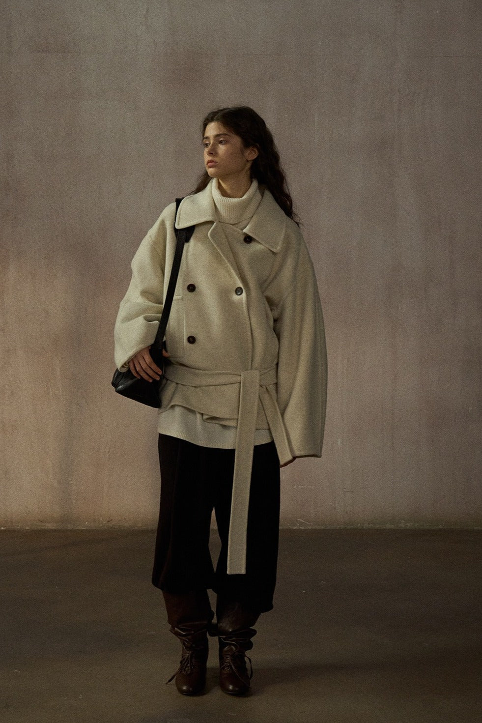 100% wool double-faced fabric jacket | 2 color