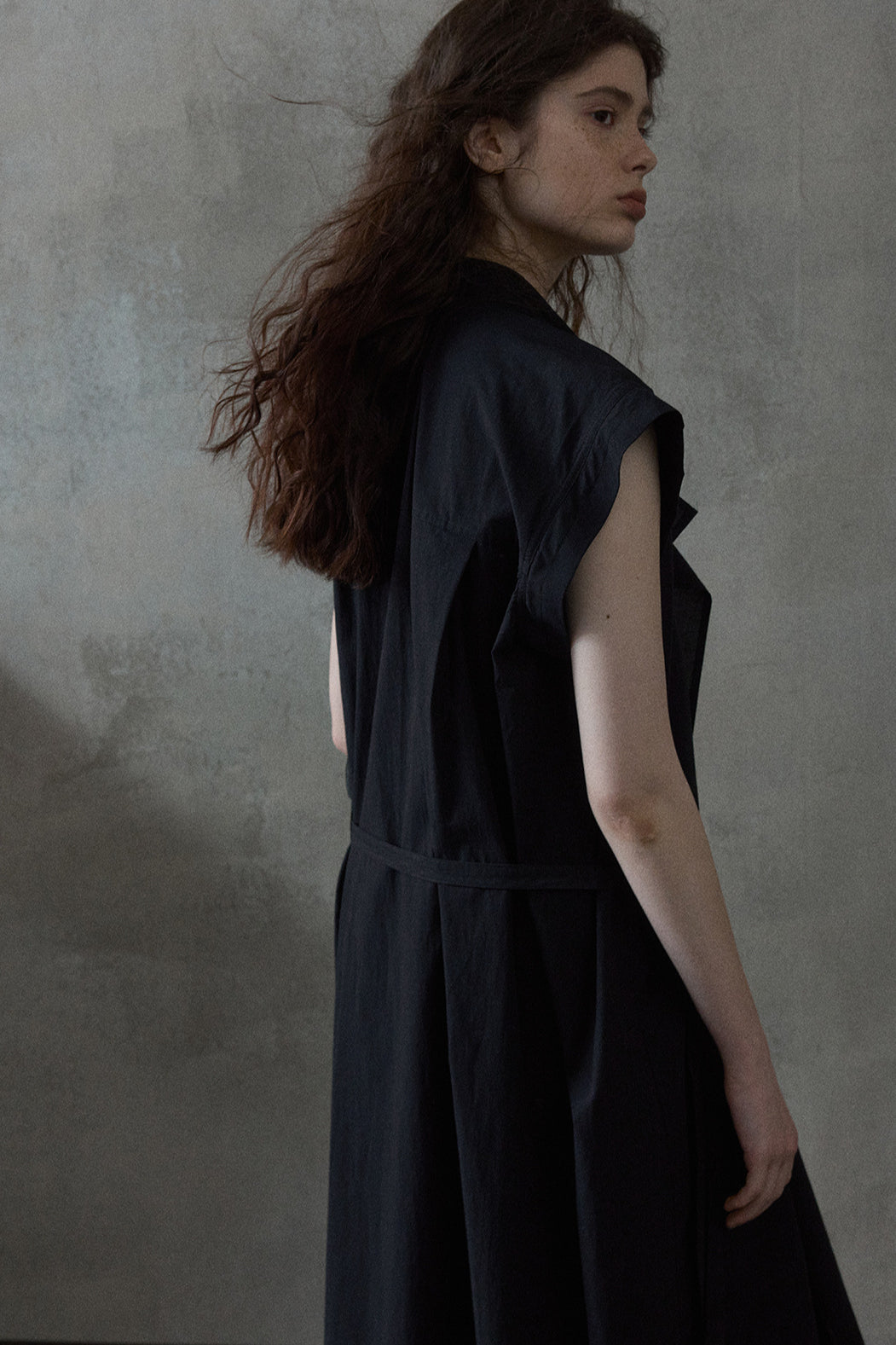 Robe 100 % coton texturée à volants | 3 couleurs