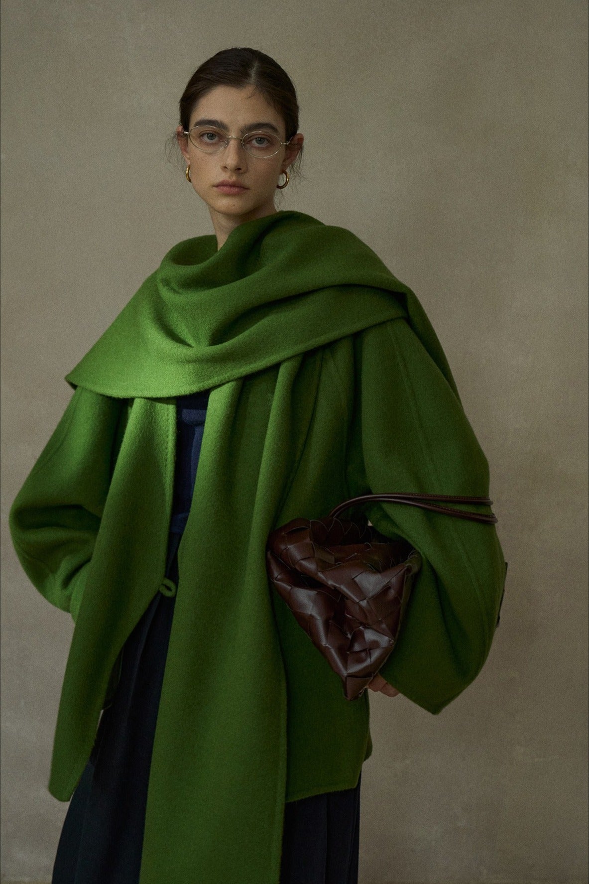 100% wool oversized soft and flush shawl | 4 color