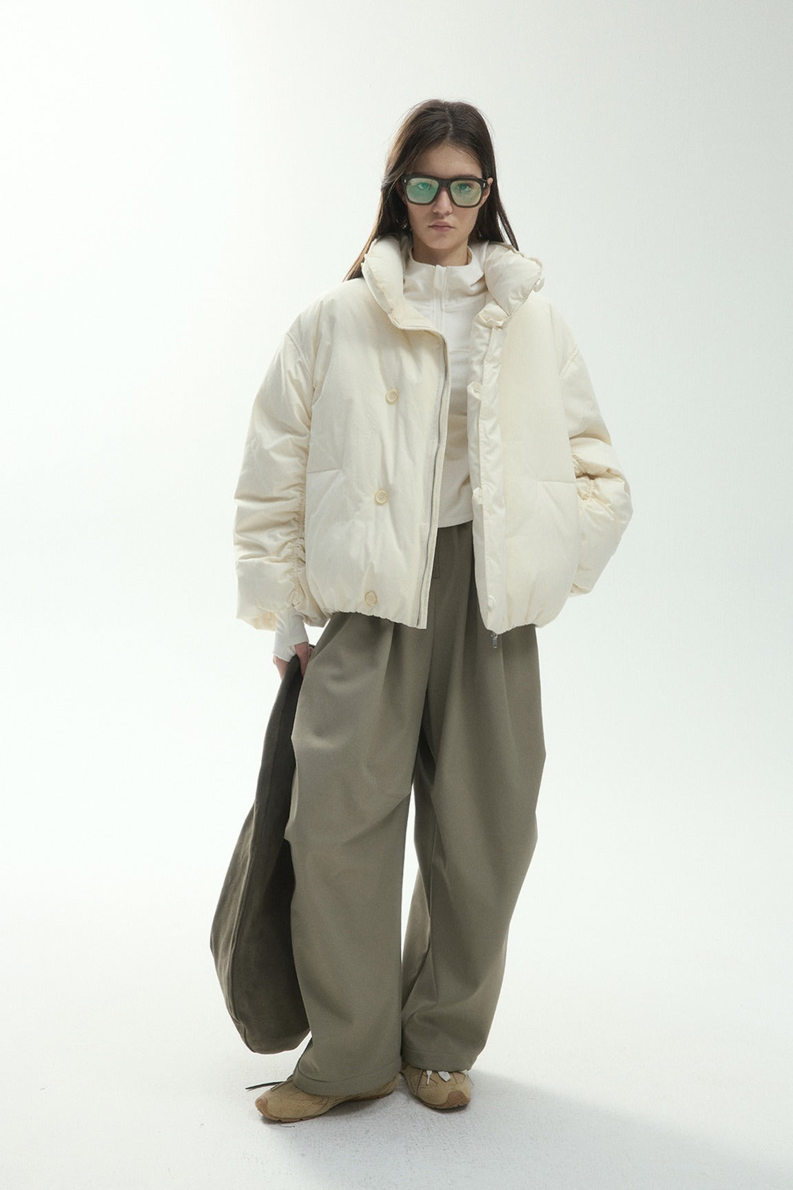Cómodo pantalón de chándal de polar estilo paracaídas | 3 colores