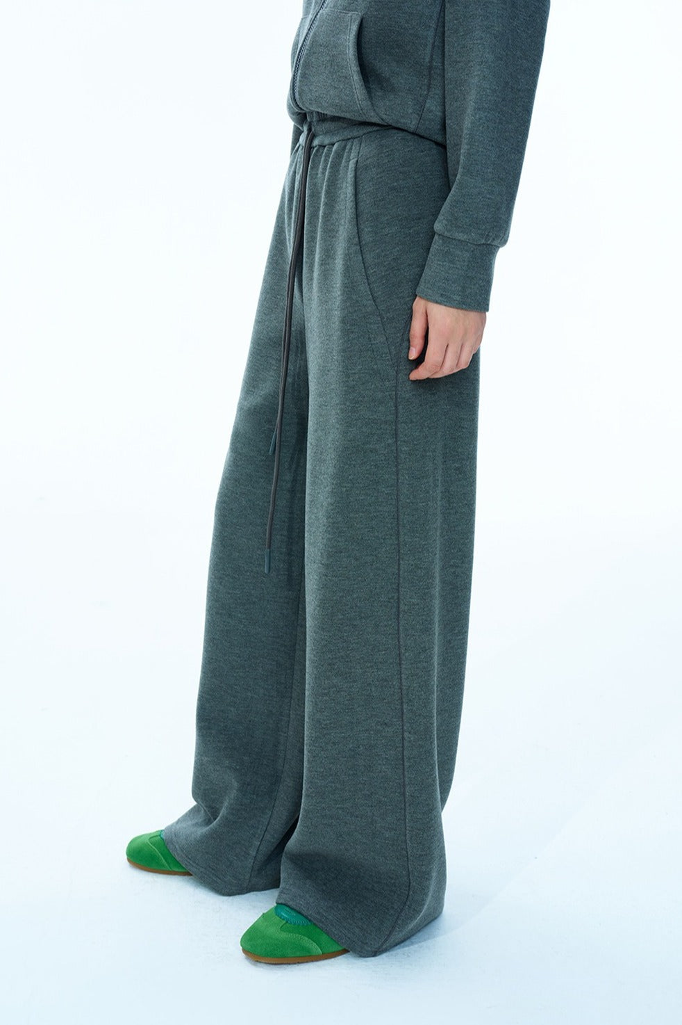 Relaxed fit straight-leg casual pants | 3 color