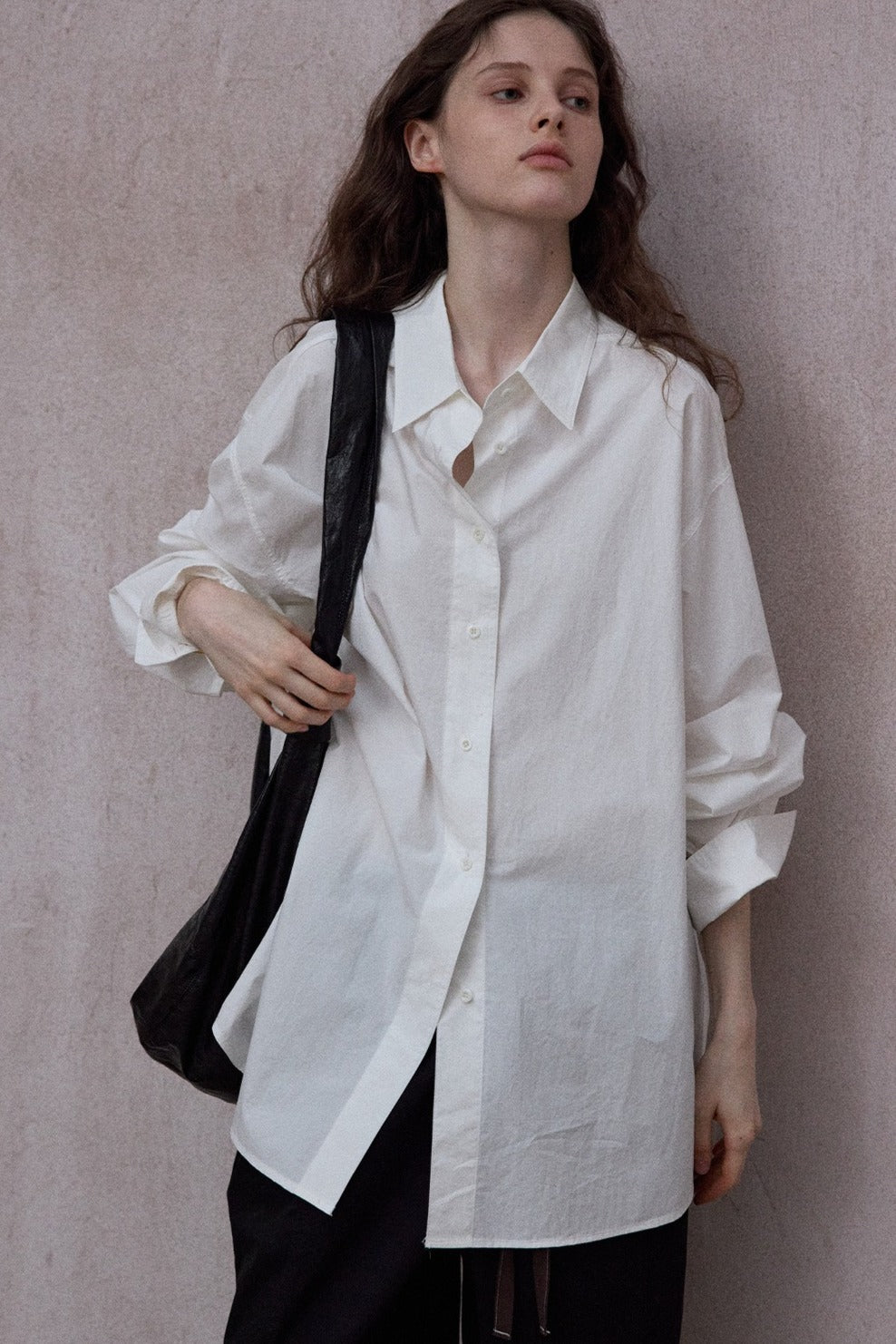 100% washed cotton loose-fit shirt | 5 color