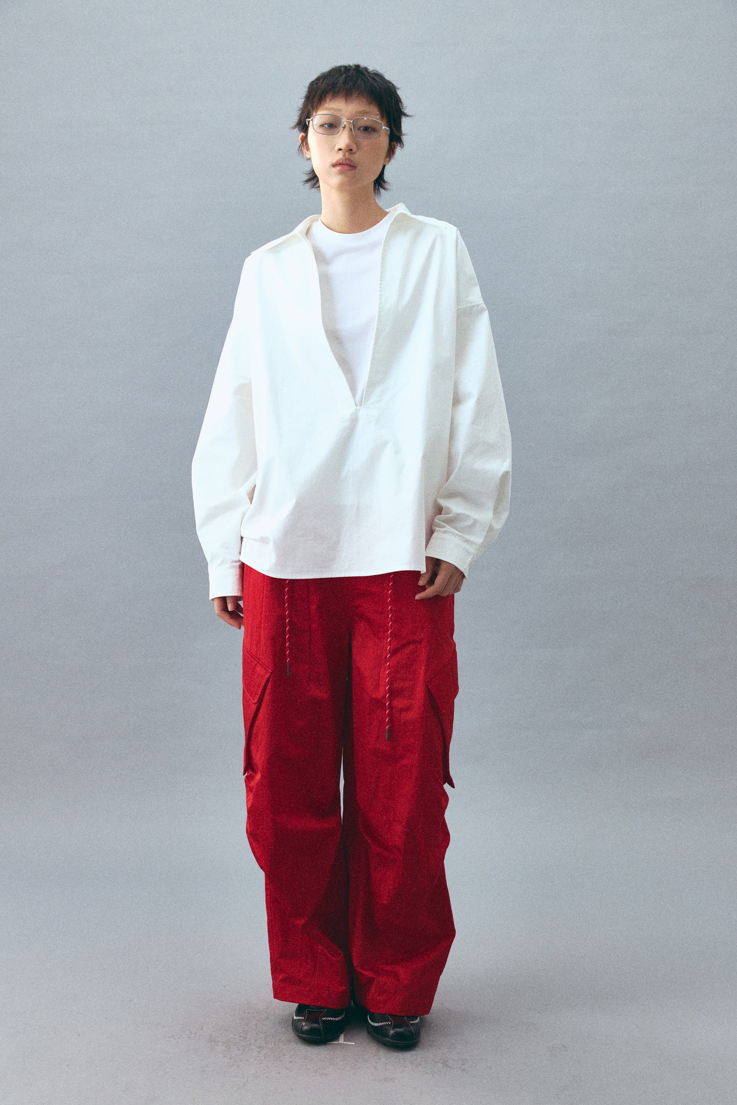 Pantalon décontracté élégant à grandes poches