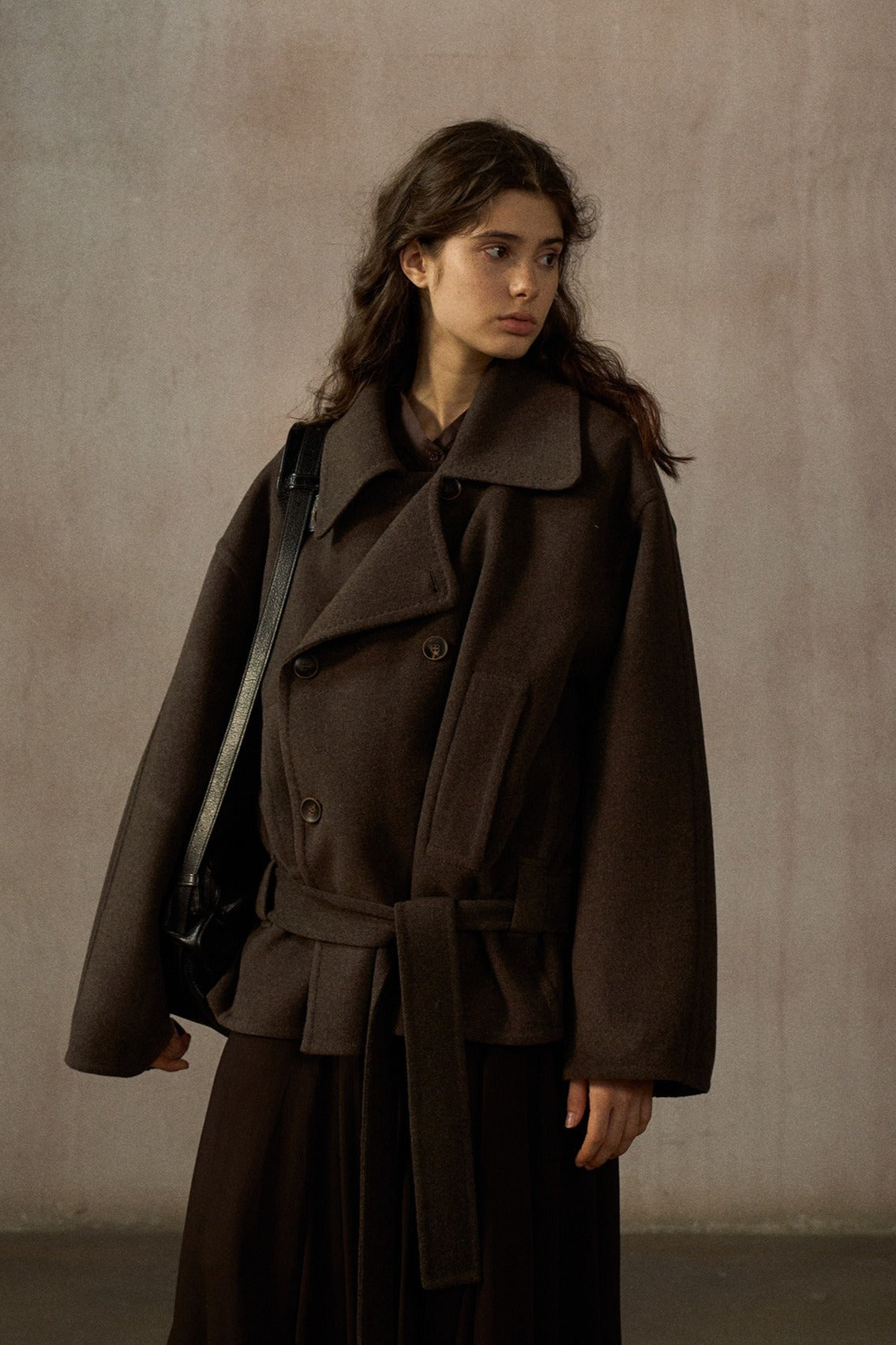 100% wool double-faced fabric jacket | 2 color