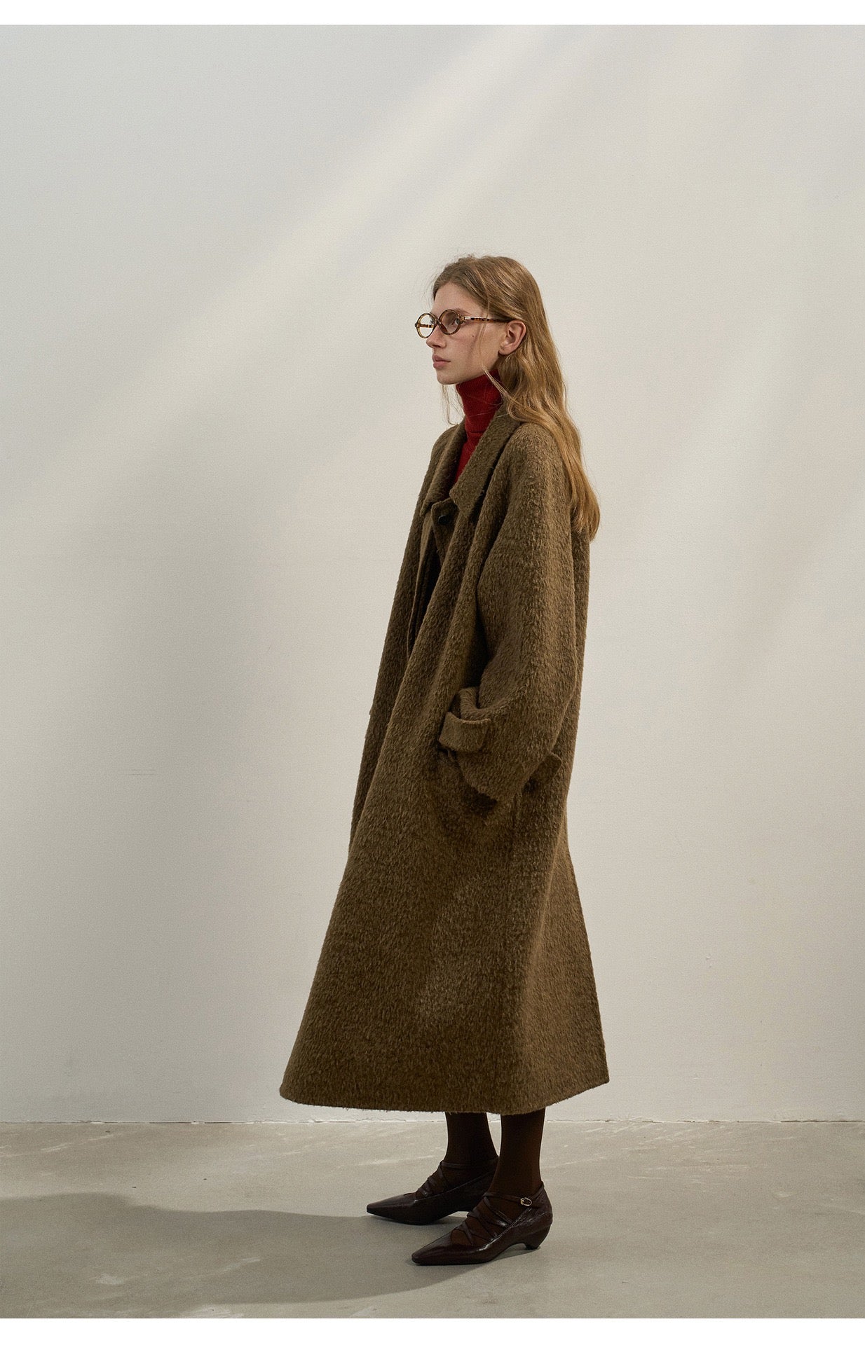 Wool riched cozy fit versatile coat | 3 color