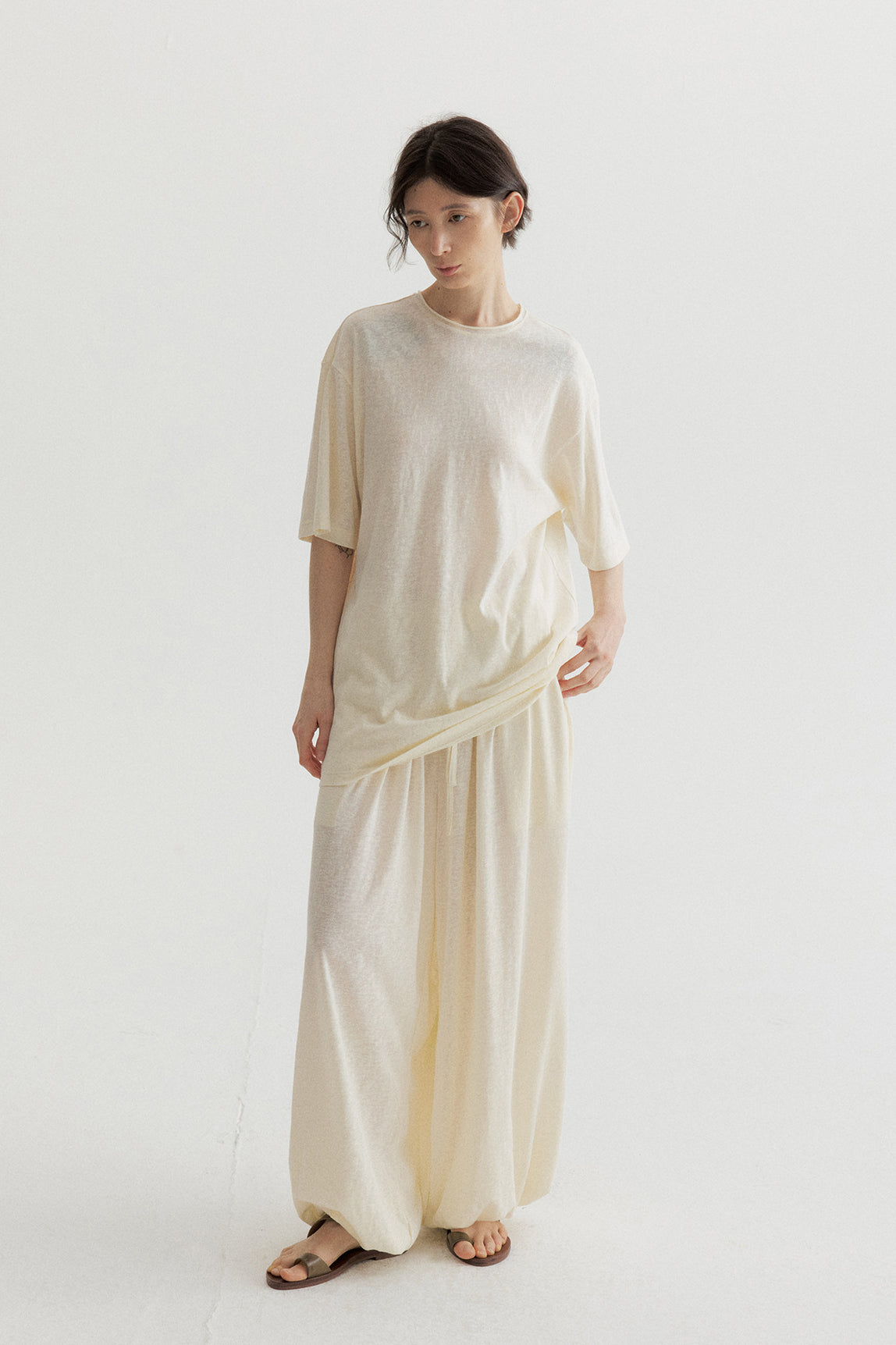 Cotton blend relaxed-fit comfortable pants | 5 color