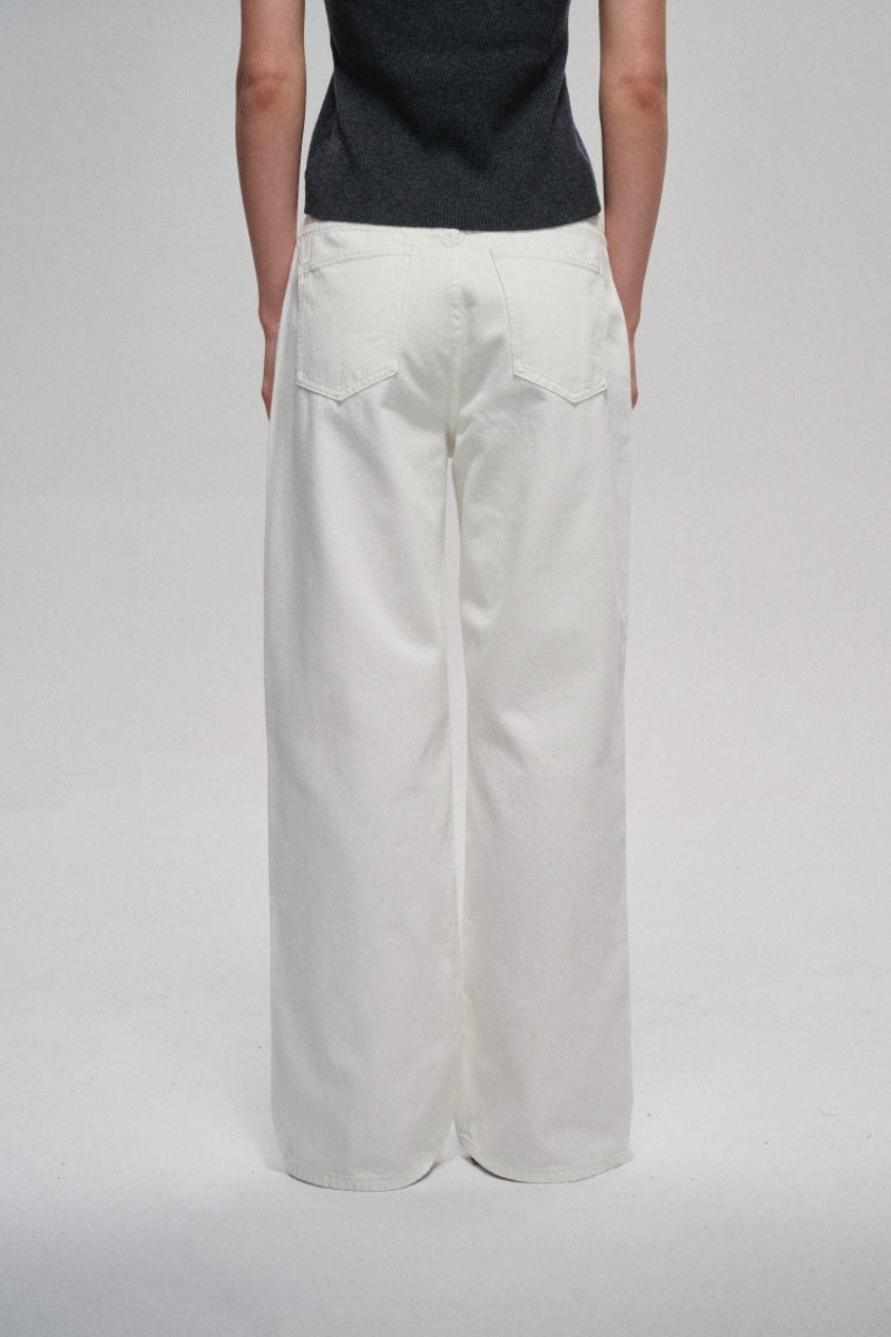 Jean droit classique 100 % coton