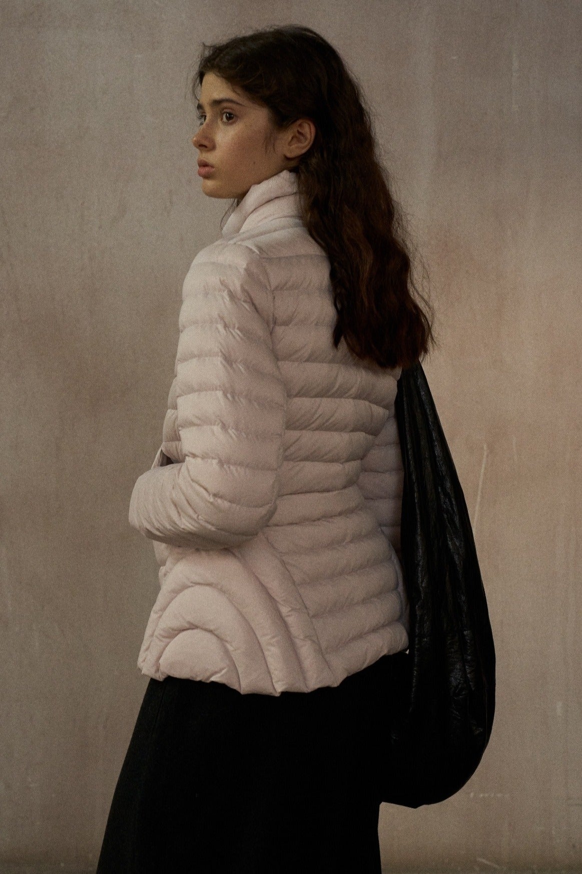 Lightweight hourglass silhouette down jacket | 3 color