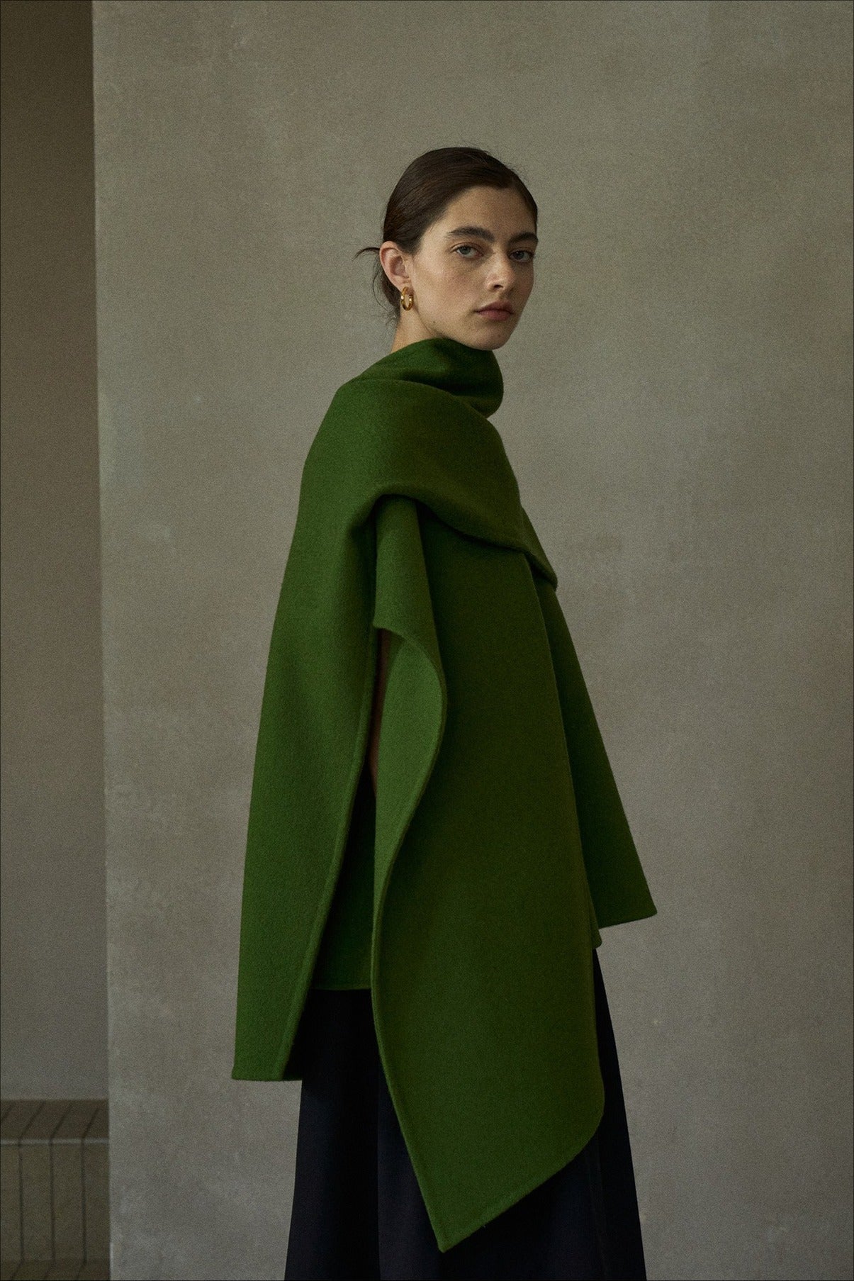 100% wool oversized soft and flush shawl | 4 color
