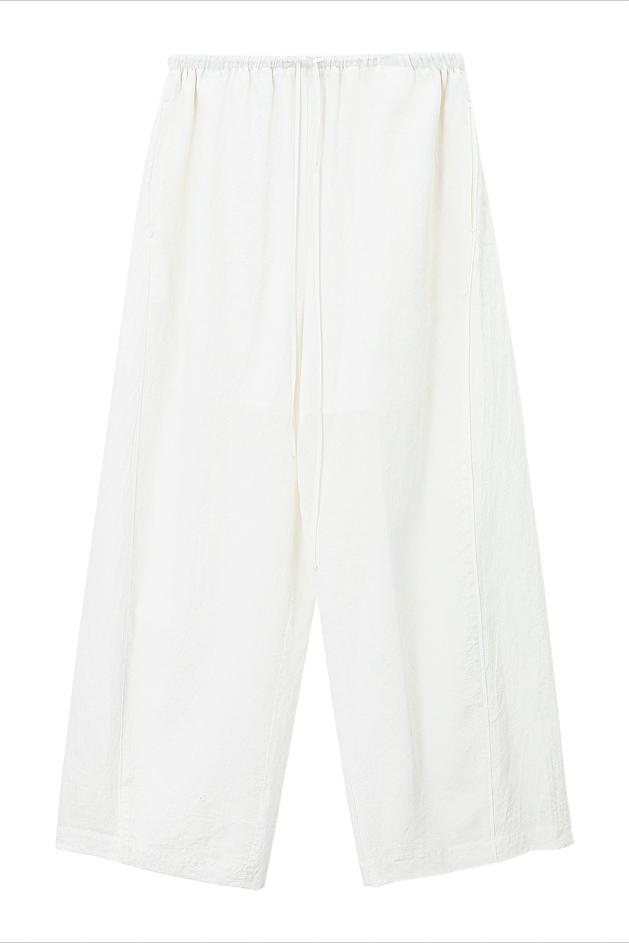 Lyocell elastic waist soft wide-leg pants | 4 color