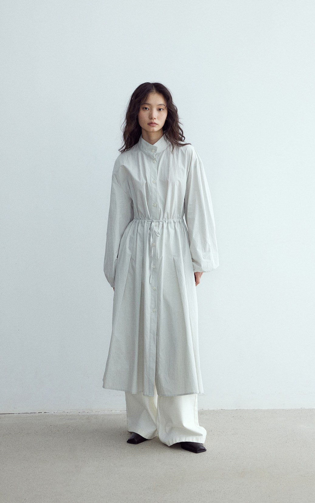 Vestido camisero de talle alto y relajado | 3 colores