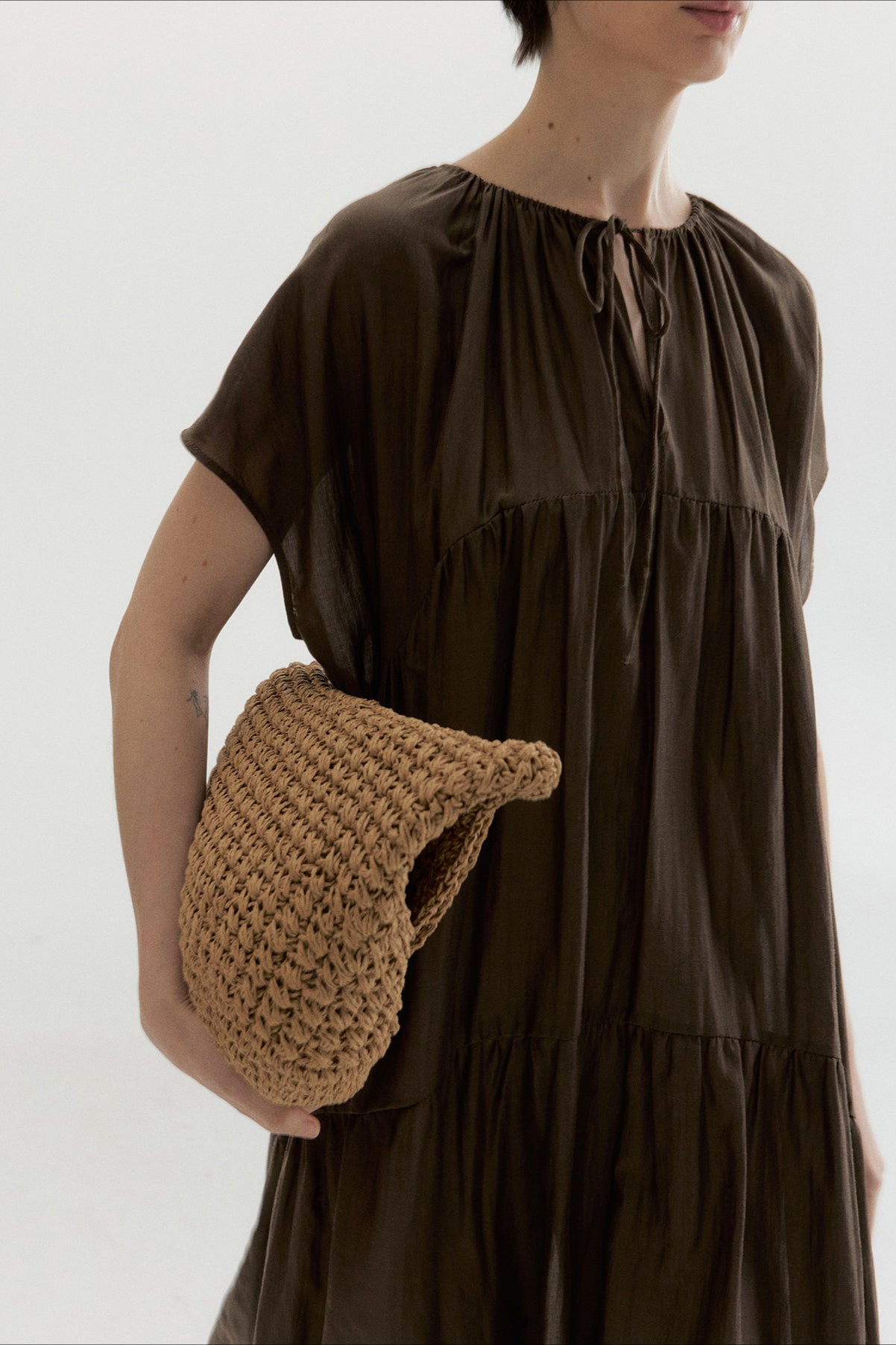 Robe longue deux pièces fluide et légère | 3 couleurs