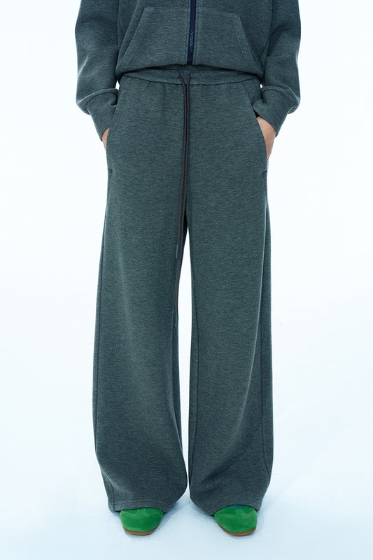 Relaxed fit straight-leg casual pants | 3 color