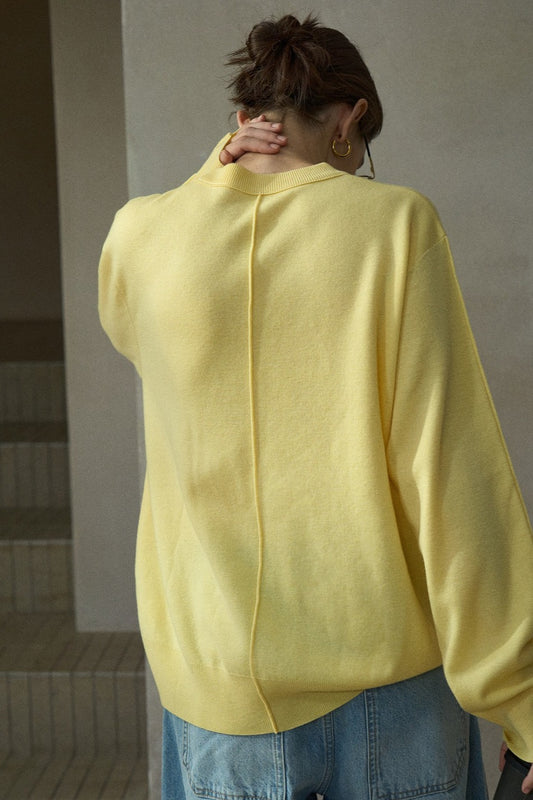 Wool blend classic round neck sweater | 6 color