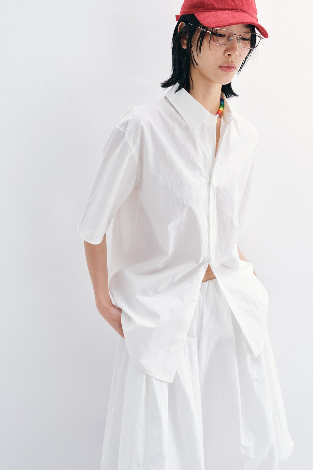 100% cotton short sleeve shirt | 3 color
