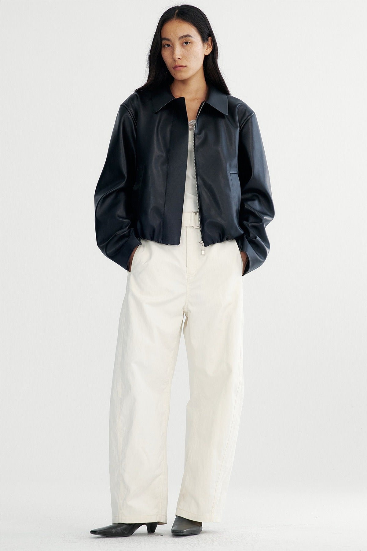 Cool edge vintage-style PU jacket | 2 color